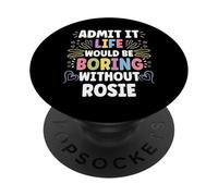 ROSIE Personalized Name Funny Cute Custom ROSIE Name PopSockets PopGrip Adesivo