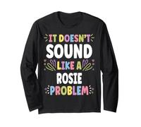 Rosie Personalized Women's Gift Custom Rosie Maglia a Manica