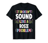 Rosie Personalized Women's Gift Custom Rosie Maglietta