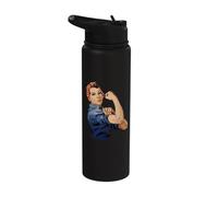 Rosie The Riveter Possiamo farlo Stainless Steel Insulated Water Bottle