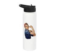 Rosie The Riveter Possiamo farlo Stainless Steel Insulated Water Bottle