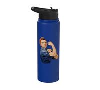 Rosie The Riveter Possiamo farlo Stainless Steel Insulated Water Bottle