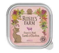 Rosie's Farm Adult 32 x 100 g Alimento umido per gatti - Agnello & Pollo