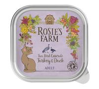 Rosie's Farm Adult 16 x 100 g Alimento umido per gatti - Tacchino & Anatra