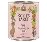 Rosie's Farm Adult 24 x 800 g umido cane - Agnello