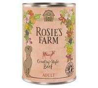 Rosie's Farm Adult 6 x 400 g Alimento umido per cani - Manzo