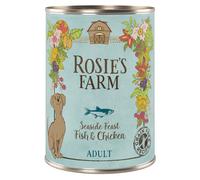 Rosie's Farm Adult 6 x 400 g Alimento umido per cani - Pesce & Pollo