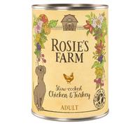 Rosie's Farm Adult 6 x 400 g Alimento umido per cani - Pollo & Tacchino