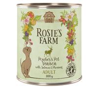 Rosie's Farm Adult 24 x 800 g Alimento umido per cani - Selvaggina & Fagiano con Salmone