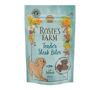 Rosie's Farm Adult "Tender Steak Bites" Salmone Snack per cane - Set %: 5 x 70 g