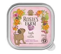 Rosie's Farm Mini 6 x 150 g umido cane - Manzo con Pomodori