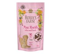 Set prova! Rosie's Farm Mini - 2 x 50 g Mini Hearts (Tacchino + Vitello)