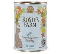 Rosie's Farm Senior 24 x 400 g umido cane - Tacchino