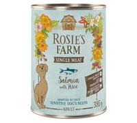 Rosie's Farm Single Meat Adult 6 x 395 g - Tacchino & Riso