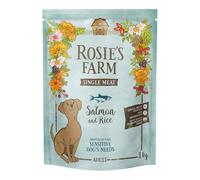 Rosie's Farm Single Meat Adult Salmone con riso Crocchette per cane - 1 kg
