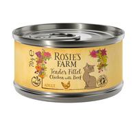 Rosie's Farm Tender Filet 12 x 70 g umido per gatti - Pollo con Manzo