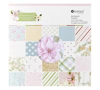 Rosie's Studio Peppermint Twist - Blocco di carta, 15 x 15 cm
