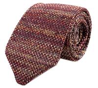 Rosiika Cravatta da uomo in maglia sottile elegante formale design base vintage modello misto casual 6,1 cm cravatta, Tweed rosso, Taglia unica