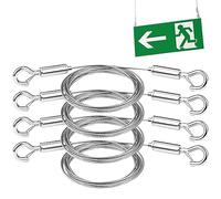 Rosixehird - Gancio per cornice regolabile, 2 m x 1,5 mm, in acciaio inox ad alte prestazioni, gancio per cartelloni pubblicitari, dipinti, per ristorante, studio, soggiorno, camera da letto,