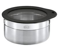 Rosle 16556 Barattolo con coperchio salvafreschezza, Argento, 12 cm/6.3 cm H