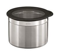 Rosle 16559 Barattolo con coperchio salvafreschezza, Argento, 16 cm/12.5 cm H