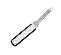 Rosle Flexibler Wender mit Lochung Silikon Spatola da Cucina, Acciaio Inox 18/10