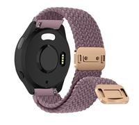 RosMank 20mm Cinturino Intrecciato Compatibile con Garmin Forerunner 165/Forerunner 165 Music/Vivoactive 5, Cinturino di Ricambio in Nylon per Garmin Venu Sq 2/Venu Sq 2 music (Colore Viola)