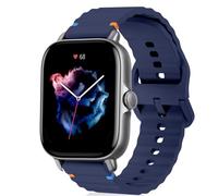 RosMank 20mm Cinturino per Amazfit T-Rex 3 Pro 44mm/Active2/Active/GTR Mini/GTS 4/GTS 3/GTS 2/GTR 42mm, Cinturino di Ricambio in Silicone Morbido per Amazfit Bip 3/Bip S/Bip Lite/Bip U Pro, Blu