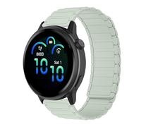 RosMank 20mm Silicone Cinturino Compatibile con Garmin Forerunner 570 42mm/Forerunner 165/Vivoactive 6/Vivoactive 5, Cinturino Ricambio Magnetico per Garmin Venu Sq 2/Approach S50/S44, Verde