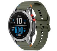RosMank 20mm Silicone Cinturino Compatibile con Garmin Forerunner 570 42mm/Forerunner 165/Vivoactive 6/Vivoactive 5, Cinturino Ricambio per Garmin Venu Sq 2/Approach S50/S44, Verde