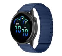 RosMank 20mm Silicone Cinturino Compatibile con Garmin Forerunner 570 42mm/Forerunner 165/Vivoactive 6/Vivoactive 5, Cinturino Ricambio Magnetico per Garmin Venu Sq 2/Approach S50/S44, Blu scuro
