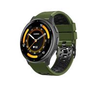 RosMank 22mm Silicone Cinturino per Garmin Venu 3 45mm/Venu 2/Vivoactive 4/Active, Cinturino di Ricambio Due Colori per Garmin Forerunner 570 47mm/Forerunner 265/Forerunner 255, Verde Nero