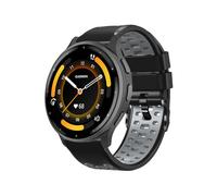 RosMank 22mm Silicone Cinturino per Garmin Venu 3 45mm/Venu 2/Vivoactive 4/Active, Cinturino di Ricambio Due Colori per Garmin Forerunner 570 47mm/Forerunner 265/Forerunner 255, Grigio Nero