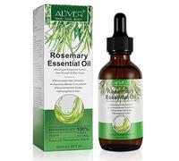 Rosmarino Bio Olio essenziale, 100% Puro e Naturale Olio di rosmarino per capelli, Aromaterapia Diffusori Massaggi Uso Alimentare, Concentrazione, Cura Capelli, 60 ml