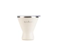 ROSMARINO Tazza termica da cocktail da 266 ml, in acciaio inox isolato, mantiene le bevande fredde, senza BPA, per Mojitos Margaritas Whiskey On The Rocks, bianco