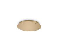 Rosone 45 cm Collezione ROSONE Finitura Ottone Alluminio Ideal Lux