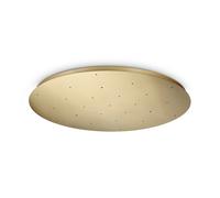 ROSONE IN METALLO 25 PUNTI LUCE OTTONE 105CM