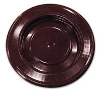 Rosone con Coperchio per Tubi Stufa Ø 12 cm Bianco in lamiera porcellanata