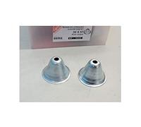 Rosone conico, 30 x 57 mm, argento, scatola da 100