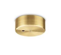 Rosone Contemporaneo Metallo Ottone 1 Luce