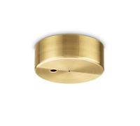 Rosone Contemporaneo Metallo Ottone 1 Luce