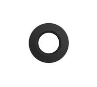 Rosone coprimuro in silicone - FUMISTERIA MONOPARETE ACCIAIO AL CARBONIO SMALTATO NERO