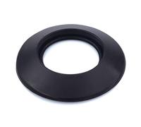 ® Rosone Coprimuro in Silicone Nero da 80 mm Rosetta Flessibile per Copertura