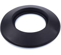 ® Rosone Coprimuro Nero in Silicone Da 120 E 125 Mm | Rosetta Flessibile per Cop