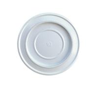 Rosone da Parete per Stufa a Legna Porcellanato Classic Colore Bianco Ø cm. 8 - Save