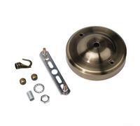 Rosone da soffitto con gancio per lampadario, kit da appendere, lampada a sospensione, lanterna, gancio in ferro, facile da installare, supporta fino a 10 kg, 10 punti, 5 x 6 cm (bronzo)