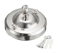 Rosone da soffitto vintage con gancio per max per montaggio a piastra lampadario o lanterna, set da appendere in metallo resistente a baldacchino con 1 filo IP oltre 8 fili in ferro ruggine 10 kg