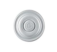 Rosone Decorativo da Soffitto in Polistirolo Espanso Bianco, diametro da 47 cm tondo, Stile Classico e Moderno, Leggero e Facile da Installare, Cornice per Lampadari, Decorazione Interni (47x47 Tondo)