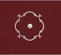 Rosone in gesso art.111 componibile 5 pezzi de.cor.interni da soffitto cm 100x95