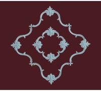Rosone in gesso art. 388 componibile 8 pezzi de.cor.interni da soffitto cm 79x79